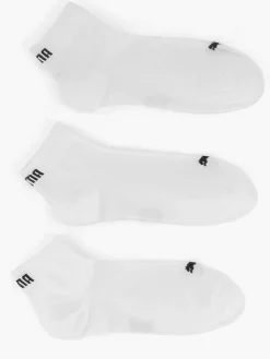 White Puma Quarter Plain 3 Pack 43-46