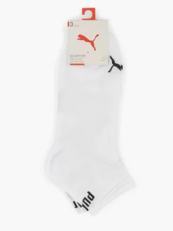 White Puma Quarter Plain 3 Pack 43-46