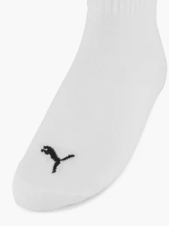 White Puma Quarter Plain 3 Pack 43-46