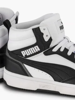 White Puma Rebound V6 Mid Jr