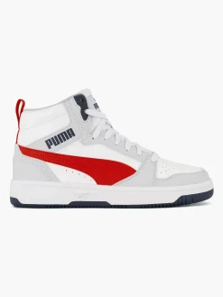 White Puma Rebound V6 Mid Jr