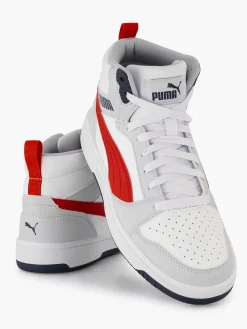 White Puma Rebound V6 Mid Jr