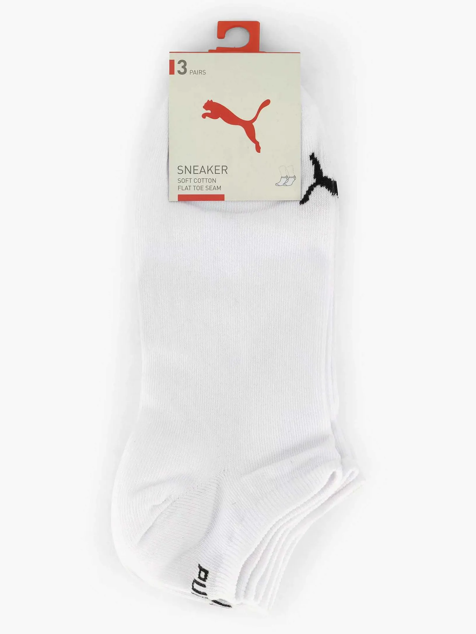 White Puma Sneaker Plain 3 Pack 43-46