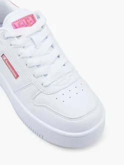 White Rebound Platform Sparkle