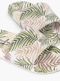 White/Green Slipper Leaves